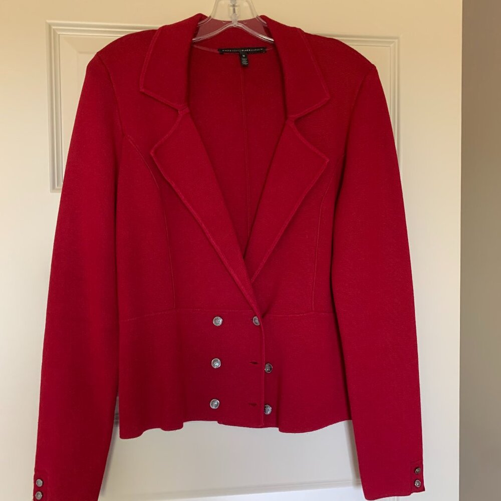 White House Black Market Red Blazer